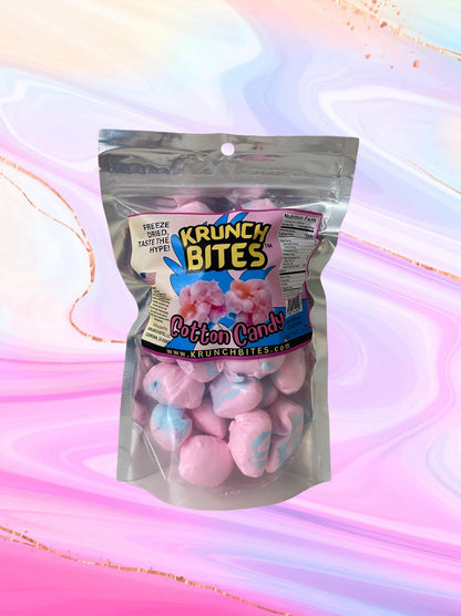 Cotton Candy Salt Water Taffy Freeze Dried