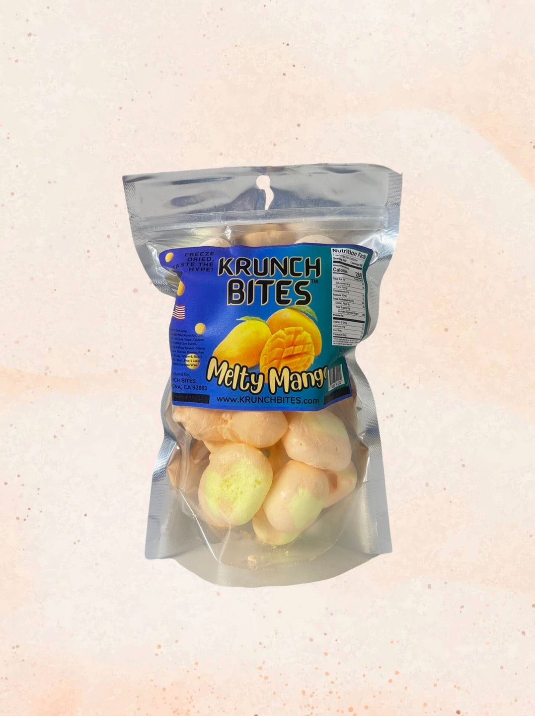 Mango Salt Water Taffy Freeze Dried