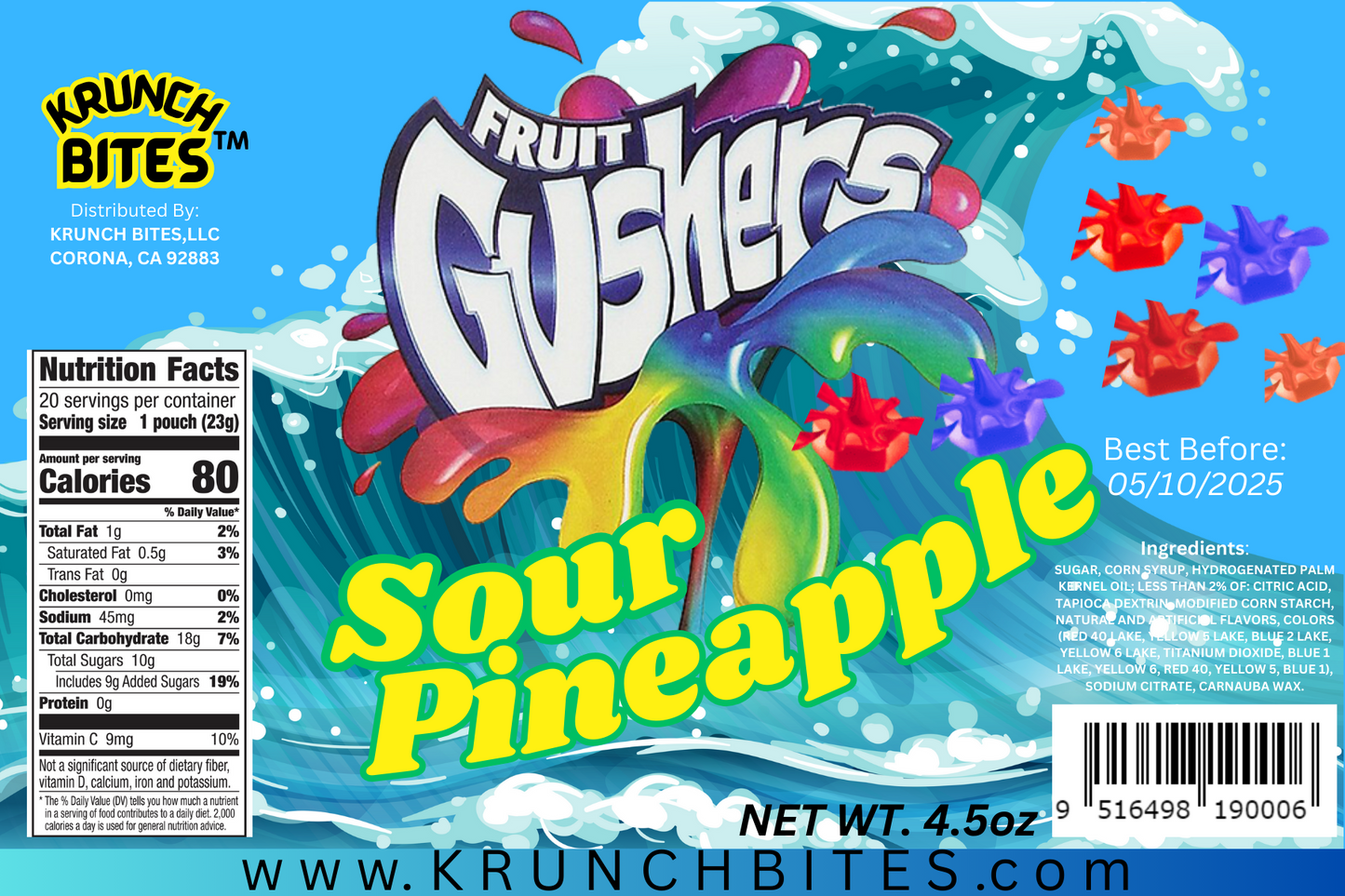 SOUR PINEAPPLE GUSHERS