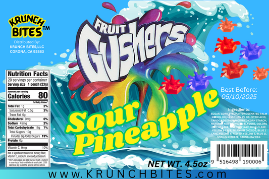 SOUR PINEAPPLE GUSHERS