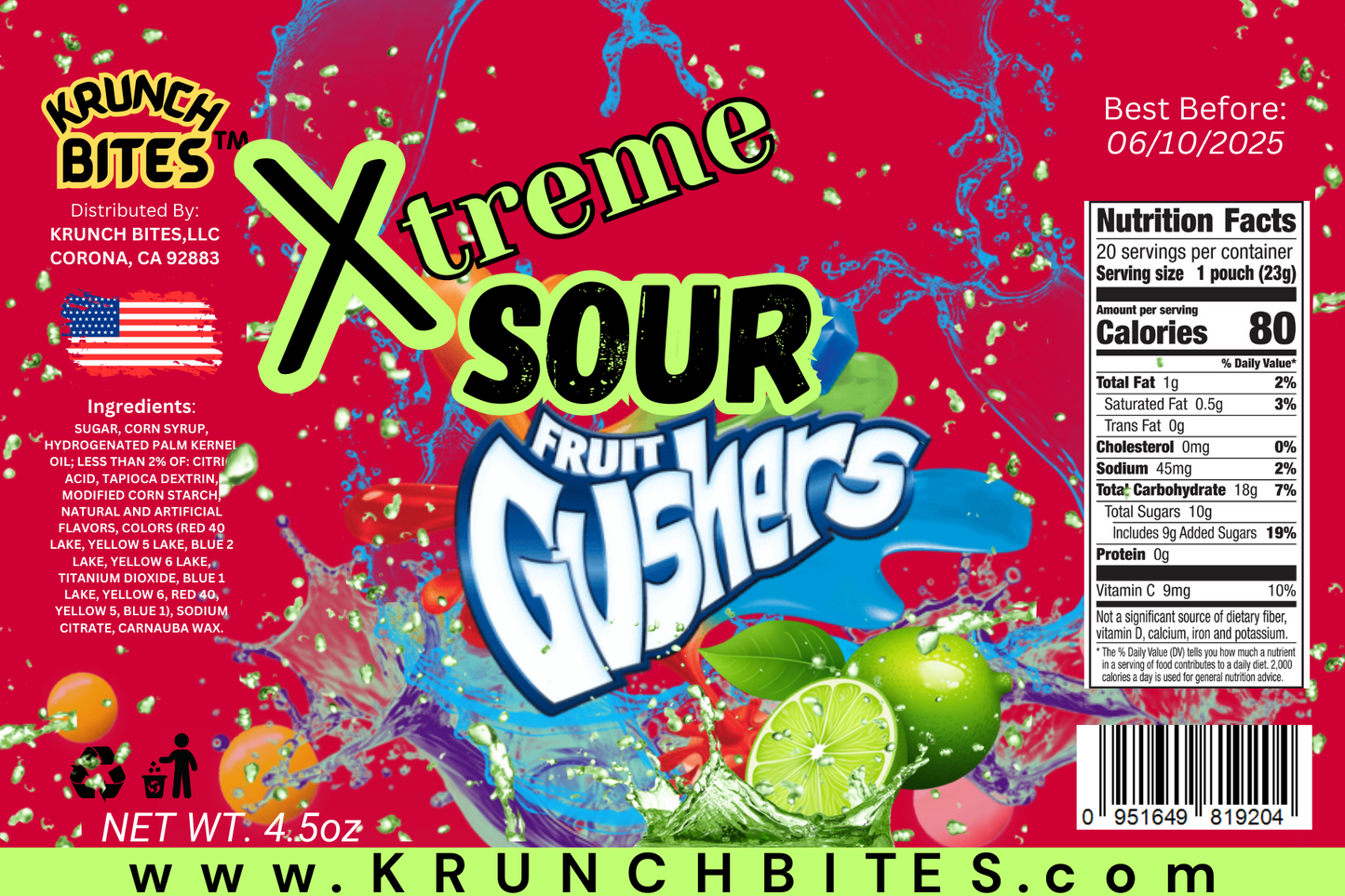 EXTREME SOUR EXOTIC GUSHERS