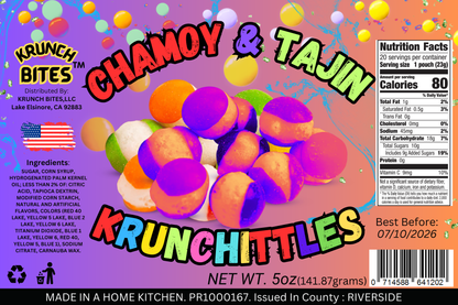 Chamoy & Tajin Krunchittles Freeze Dried