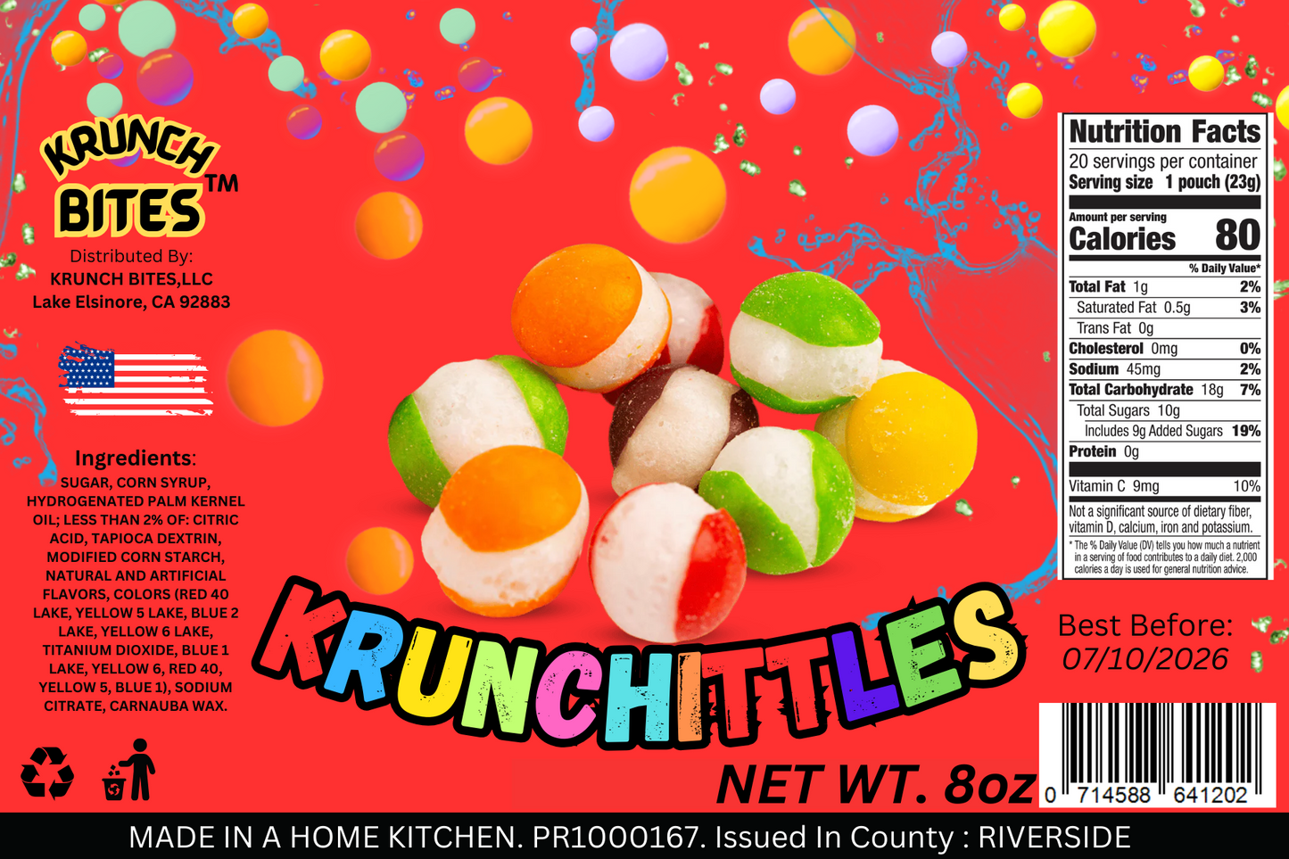 Original Krunchables Freeze Dried