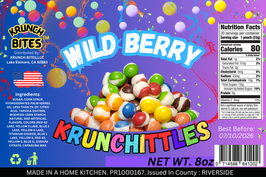 Wild Berry Krunchables Freeze Dried