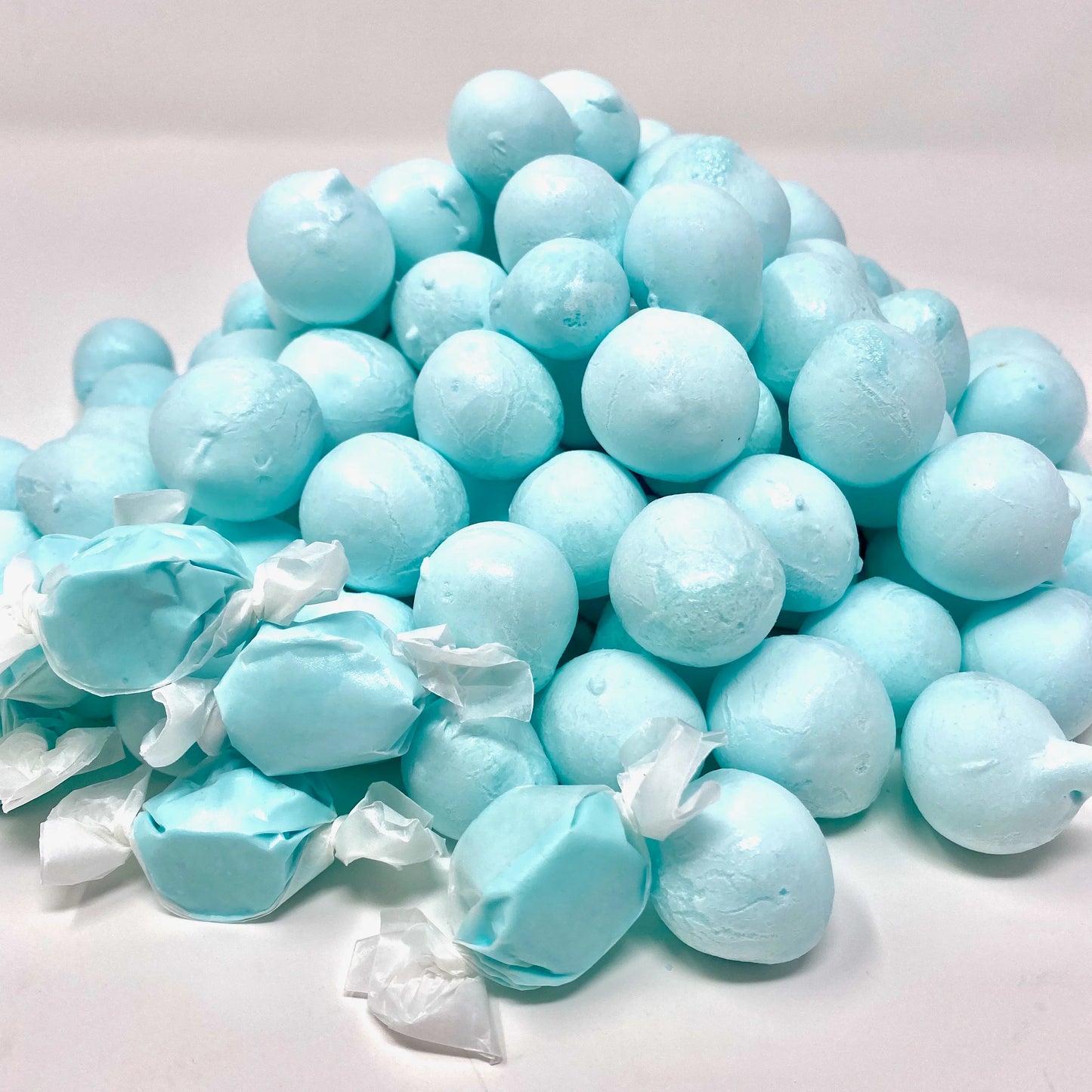 Blue Raspberry Salt Water Taffy Freeze Dried